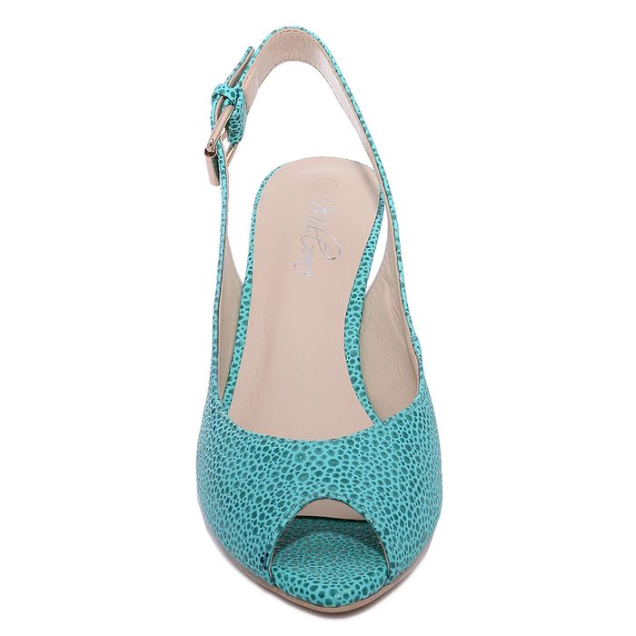 Босоножки женские, цвет бирюзовый, размер 37