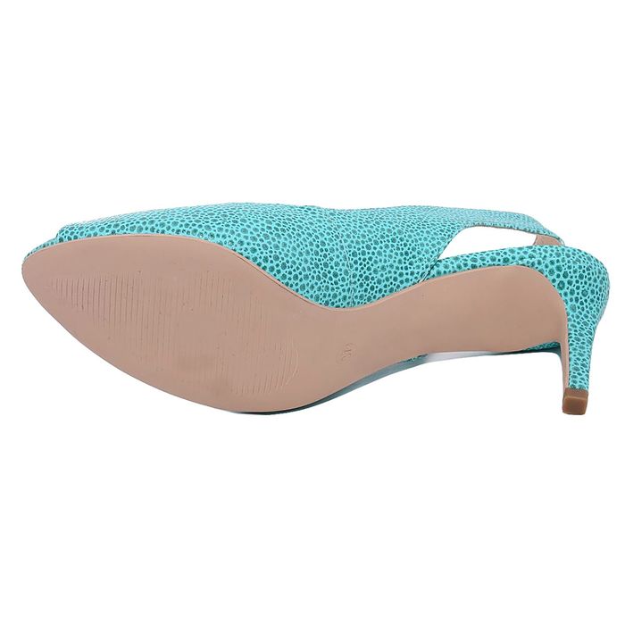 Босоножки женские, цвет бирюзовый, размер 37