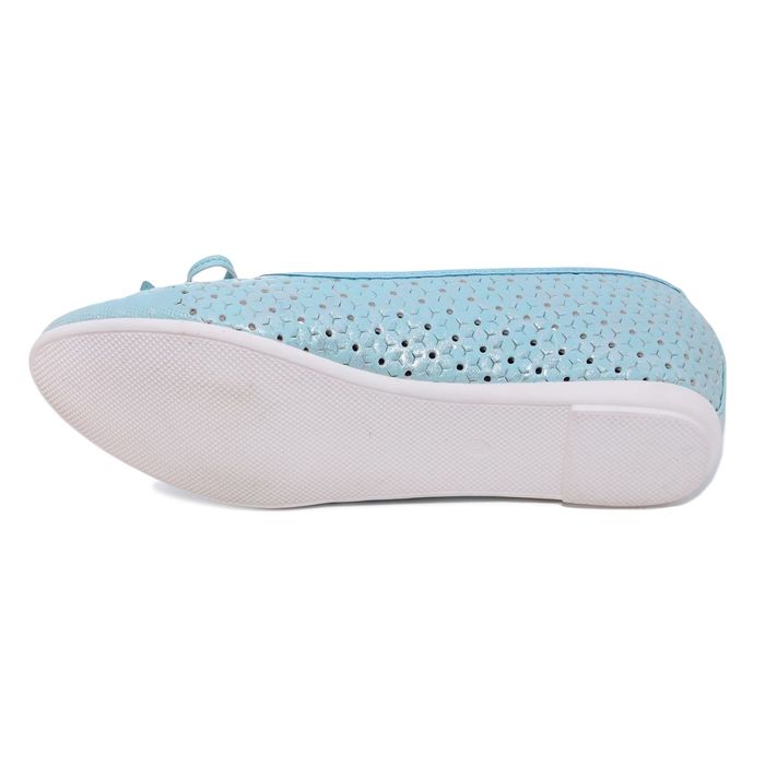 Туфли для школьников девочек SC-21440 (голубой) (р. 34)