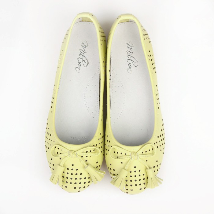 Туфли для школьников девочек SC-21442 (желтый) (р. 37)