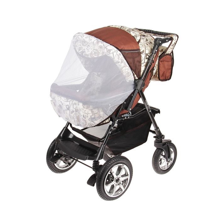 Коляска-трансформер «Пилот», поворотные колёса, оттенки коричневого, рисунок МИКС