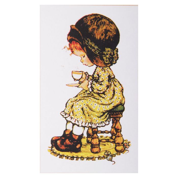 Папертоль "Девочка с чашкой"