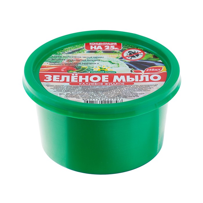 Зелёное мыло концентрат 1:100, 250 мл.