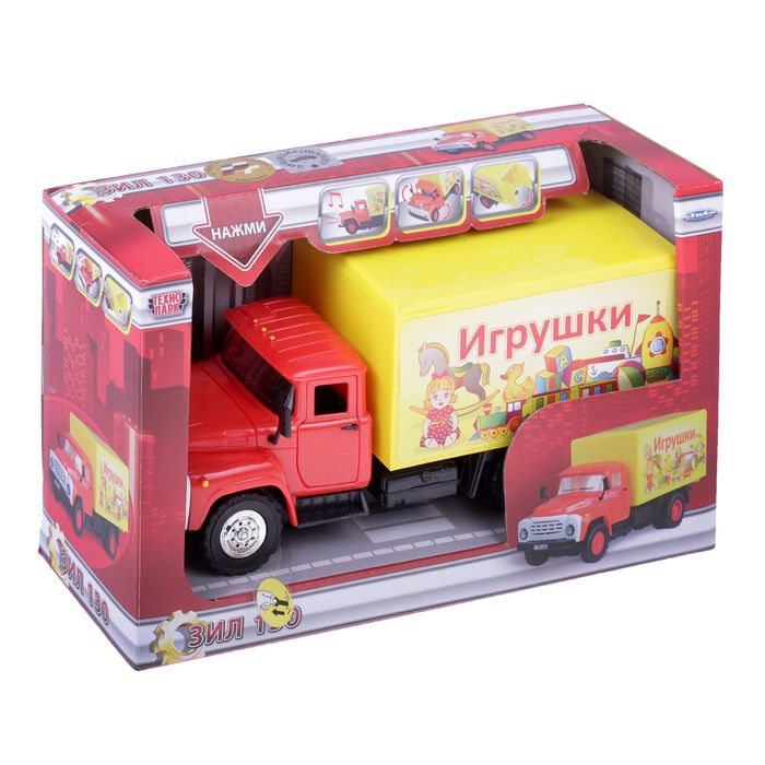 Машина инерционная "ЗИЛ 130" световые и звуковые эффекты, двери и капот открываются