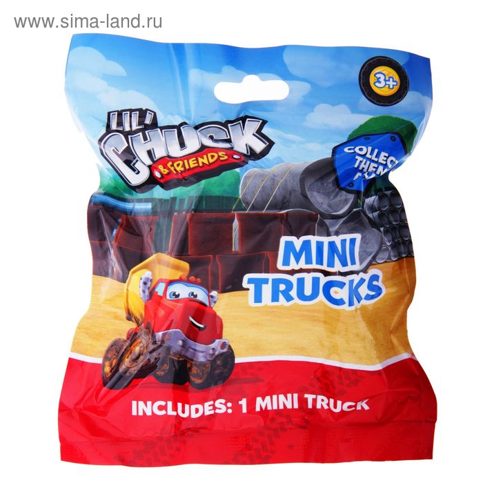 Машинки CHUCK & FRIENDS, 5 см, МИКС