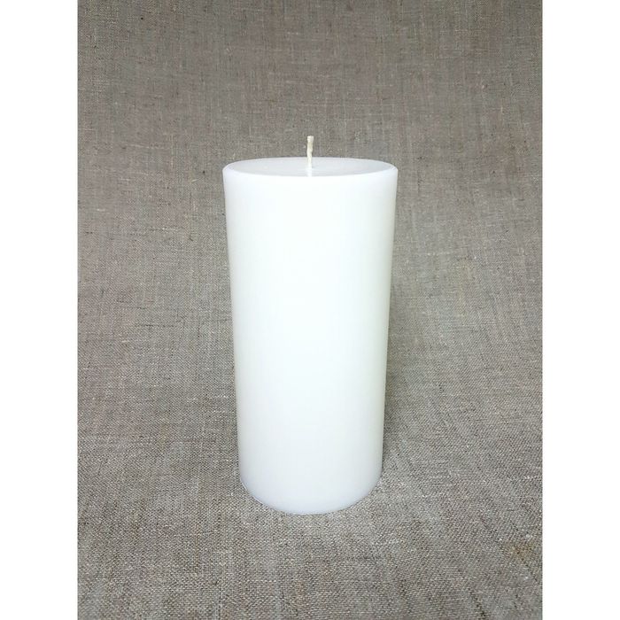 Свеча "Ручная работа" "Интерьерная" 10*25 белая
