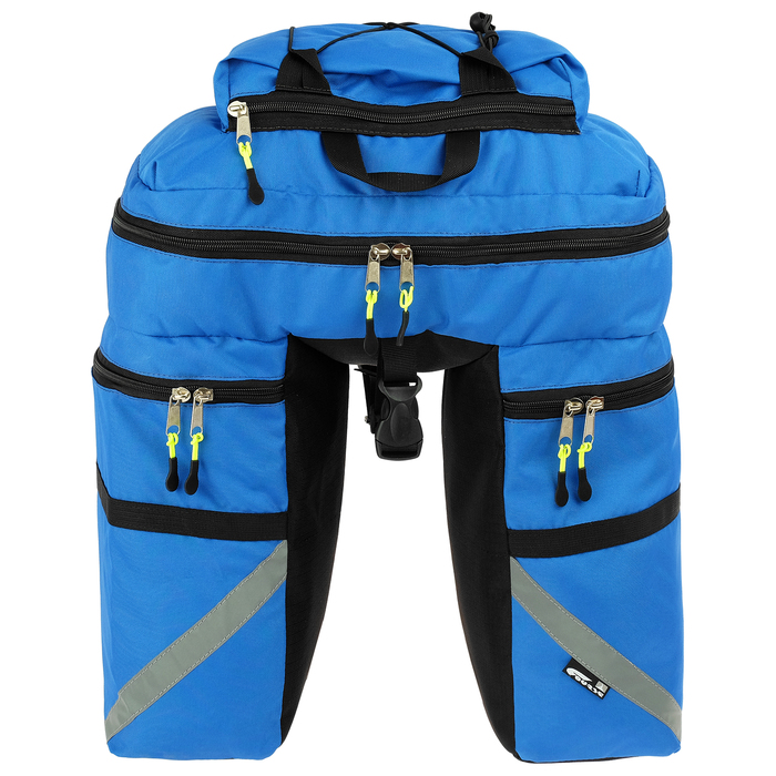 Велосумка на багажник Course 30 л, цвет синий