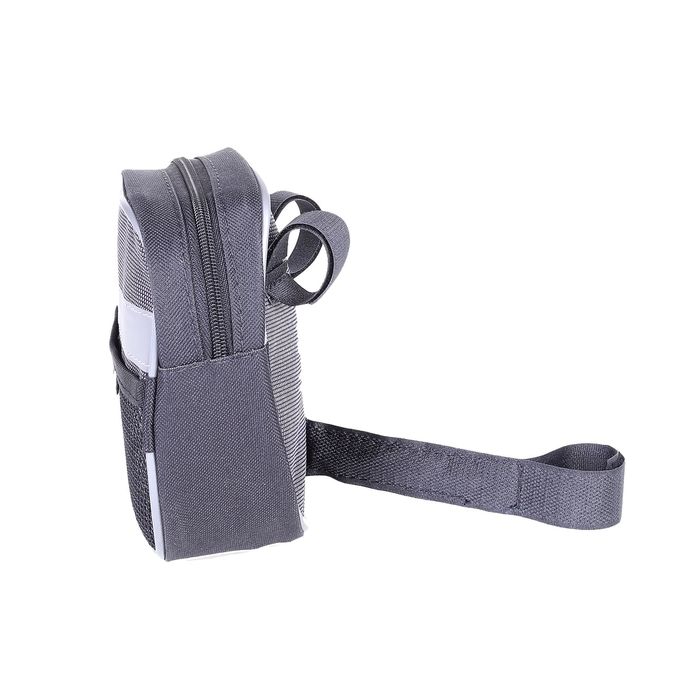 Велосумка на руль Course, средняя, цвет серый