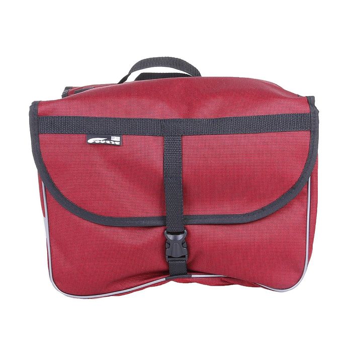 Велосумка на багажник Course "КАНТРИ-2" 20л, цвет красный