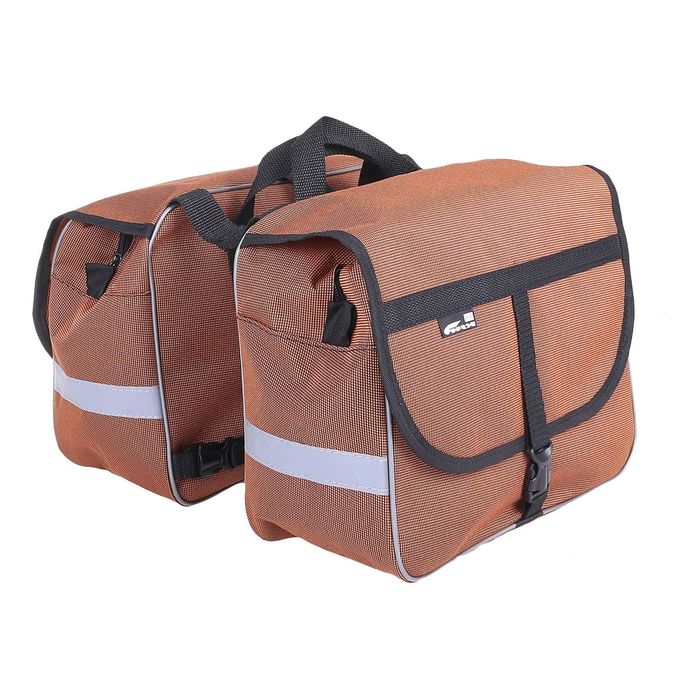 Велосумка на багажник Course "КАНТРИ-2" 20л, цвет оранжевый