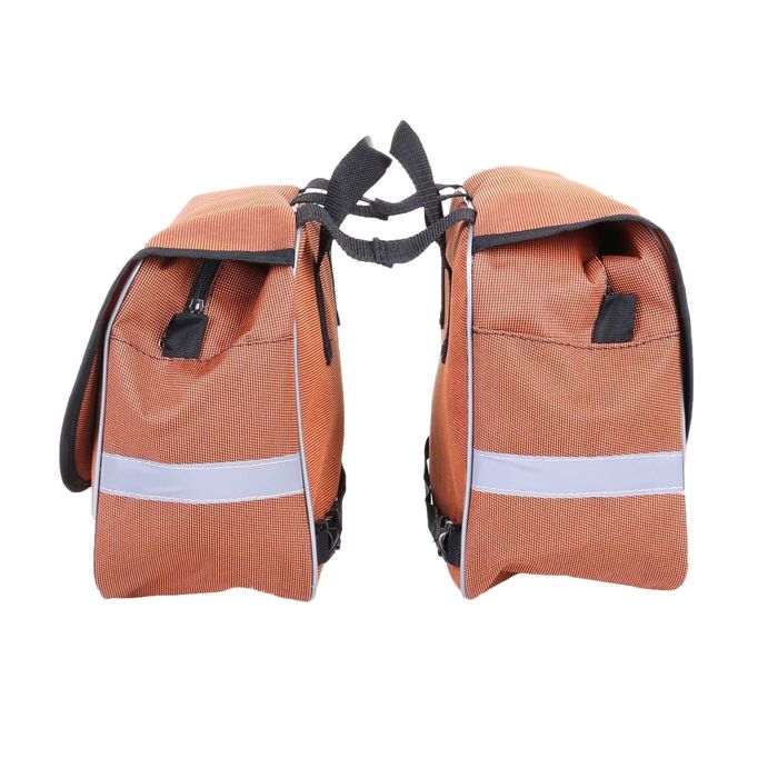 Велосумка на багажник Course "КАНТРИ-2" 20л, цвет оранжевый