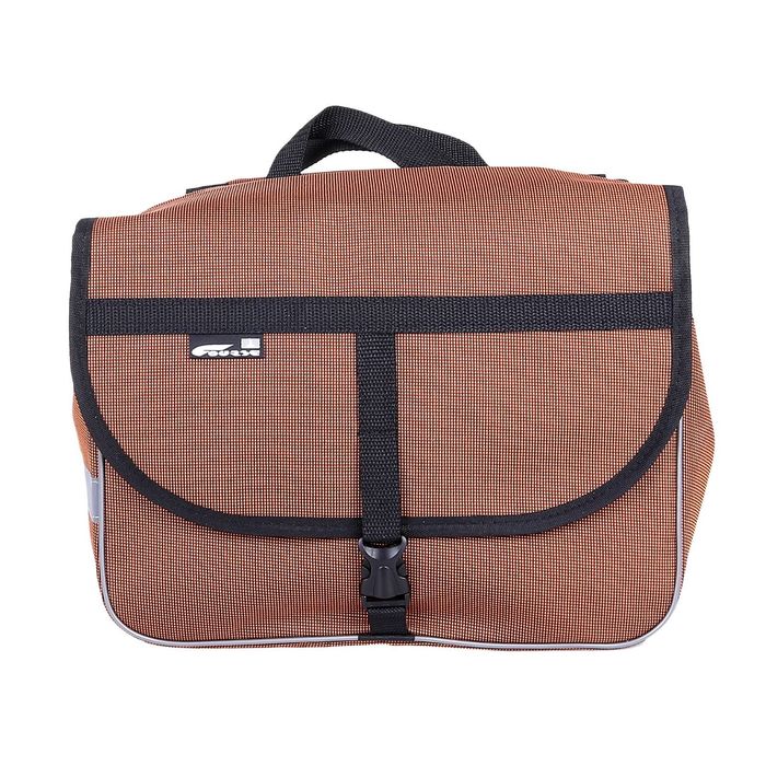 Велосумка на багажник Course "КАНТРИ-2" 20л, цвет оранжевый