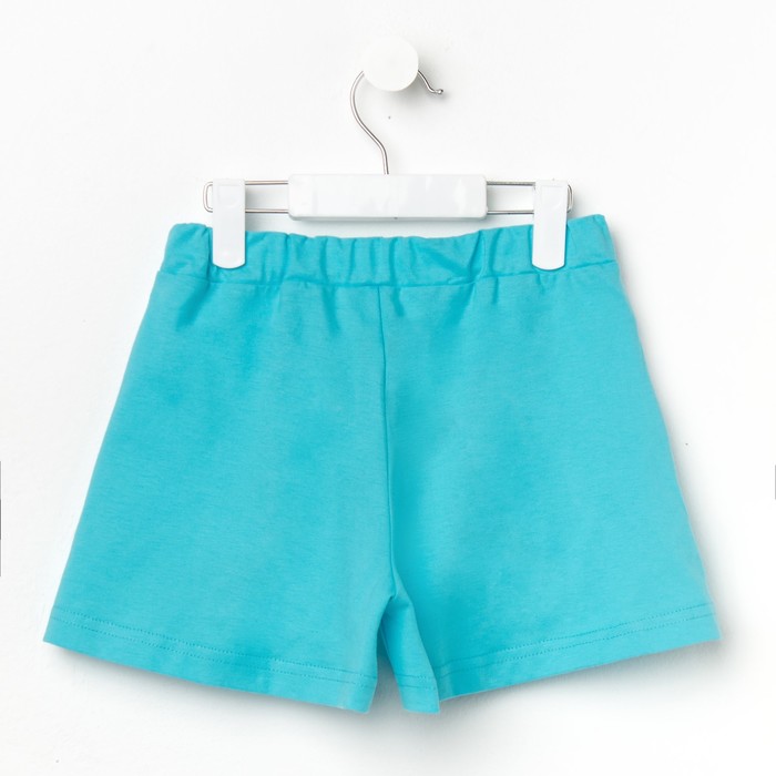Шорты для девочки "Сладкоежка", рост 110-116 см (30), цвет бирюзовый