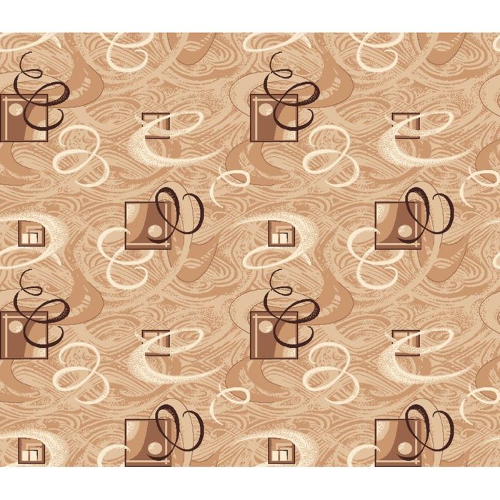 Палас Вираж, размер 200х300 см, цвет бежевый, войлок 195 г/м