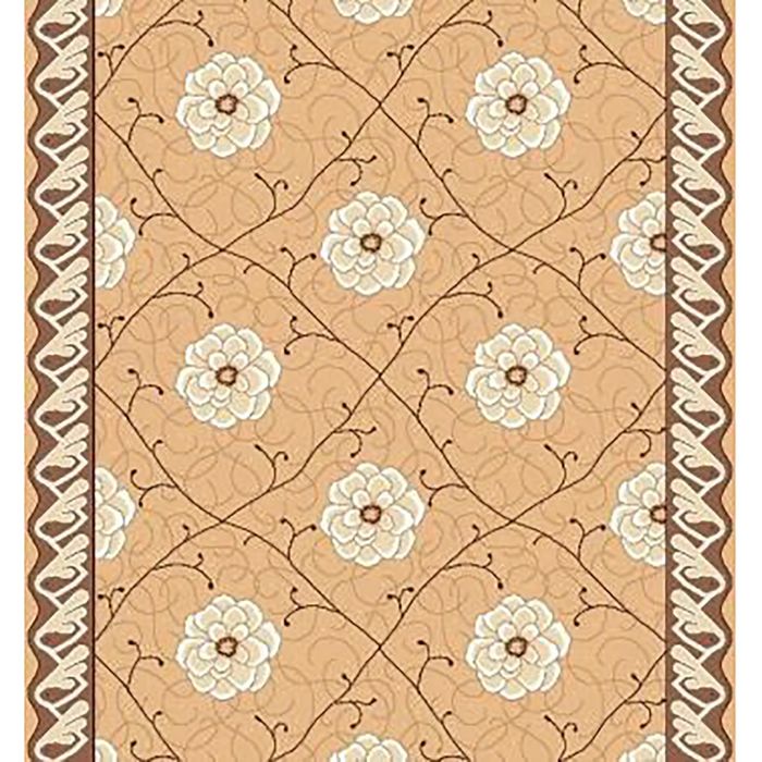 Палас Вологда, размер 200х300 см, цвет бежевый, войлок 195 г/м2