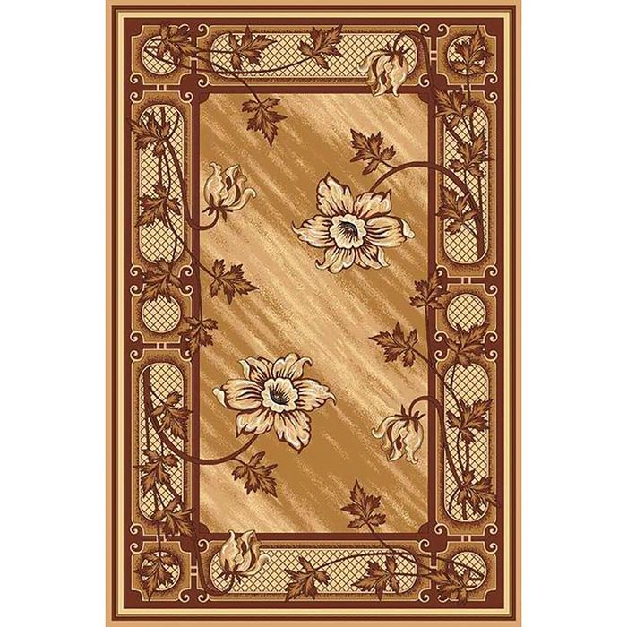 Ковёр обработанный Лиана, размер 200х300 см, цвет бежевый войлок 195 г/м2