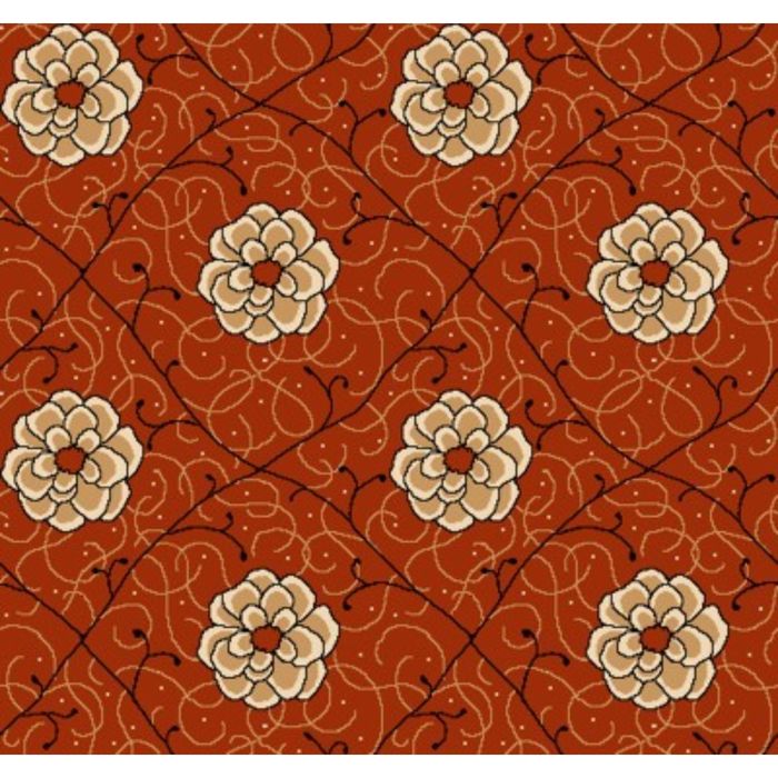 Ковер Вологда, размер 200х300 см, цвет красный, войлок 195 г/м2