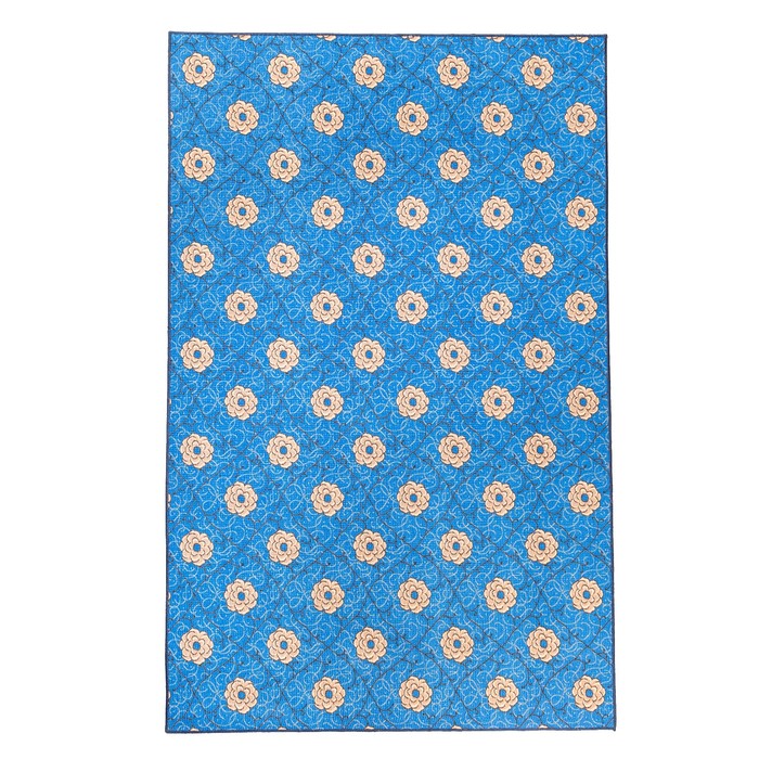 Ковер Вологда, размер 200х300 см, цвет синий, войлок 195 г/м