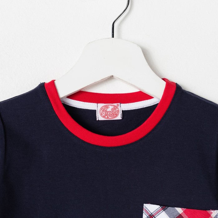 Футболка для мальчика "Яхтинг", рост 98 см (52), цвет тёмно-синий ПДК298804