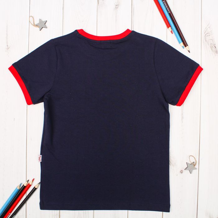 Футболка для мальчика "Яхтинг", рост 116 см (60), цвет тёмно-синий ПДК298804