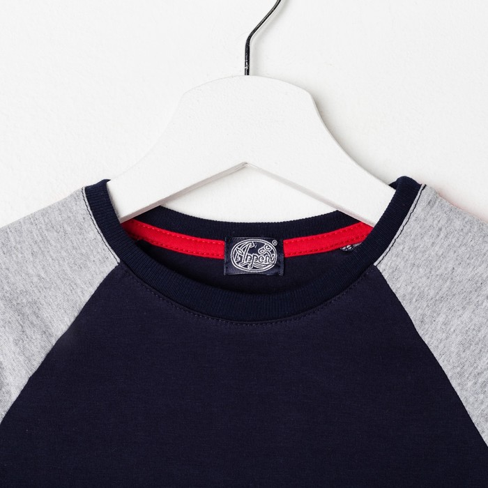 Футболка для мальчика "Формула", рост 128 см (64), цвет тёмно-синий, принт авто ПДК982804