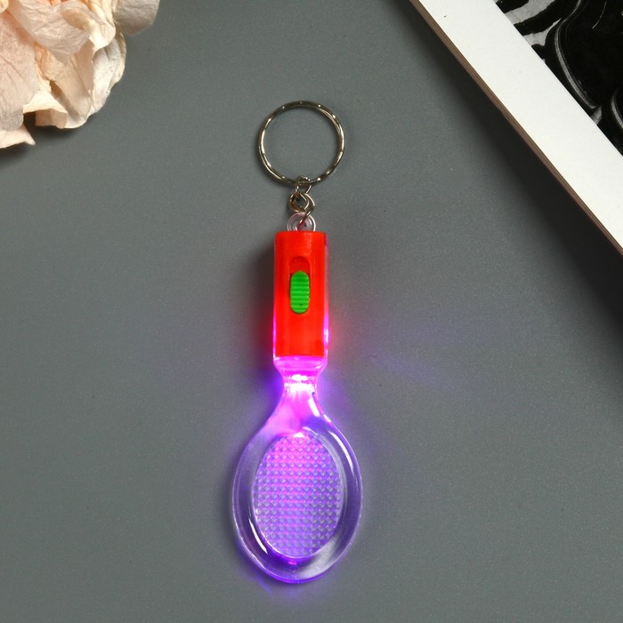 Брелок световой "Ракетка", цвета МИКС