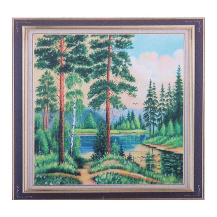 Картина стразами "Тихая заводь"