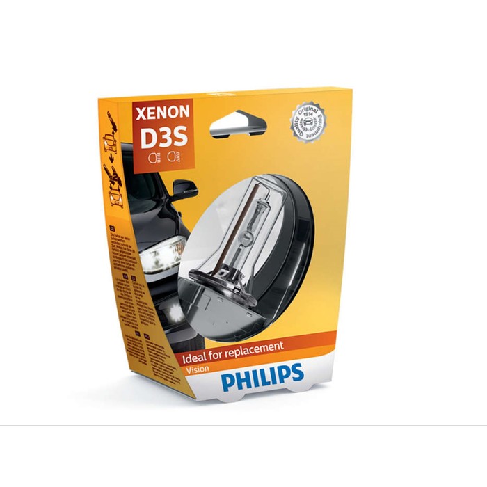 Лампа автомобильная Philips Vision, D3S, 42 В, 35 Вт, PK32d-5