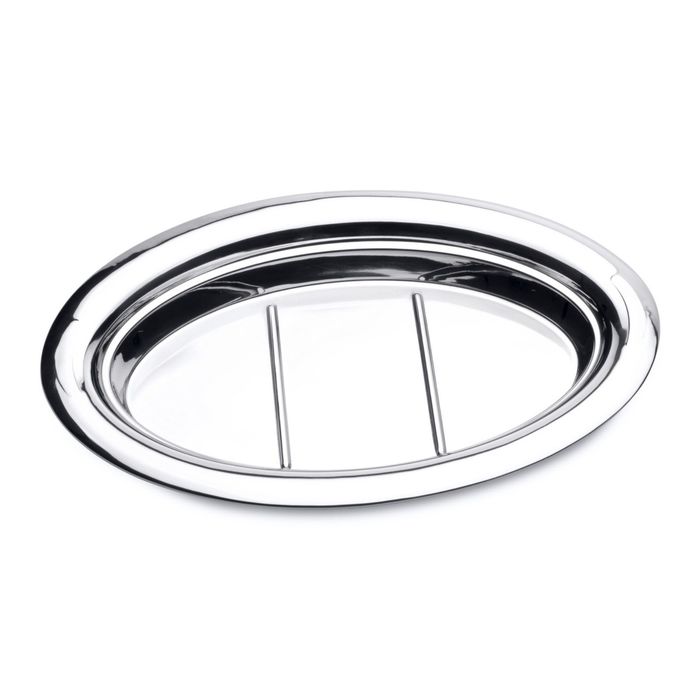 Блюдо сервировочное овальное Straight, три сегмента, 350 х 240 мм