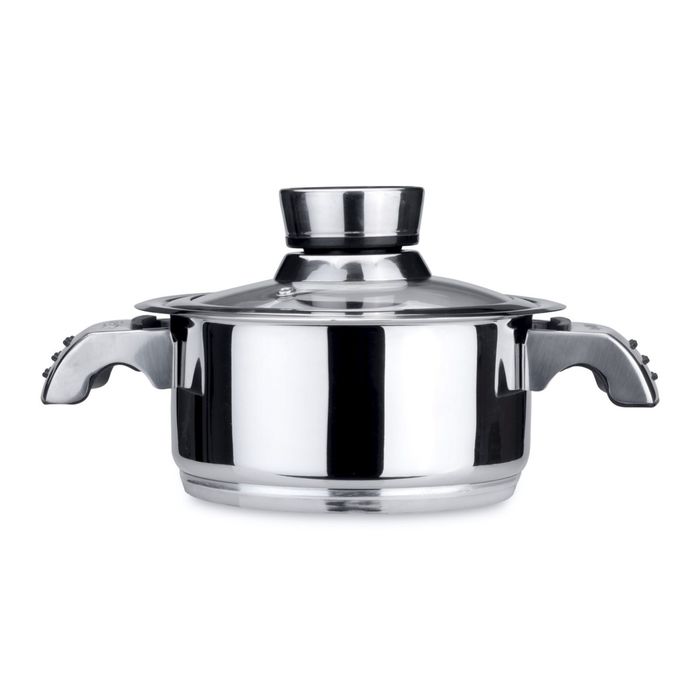 Кастрюля с крышкой Invico Vitrum, 16 см, 1.6 л