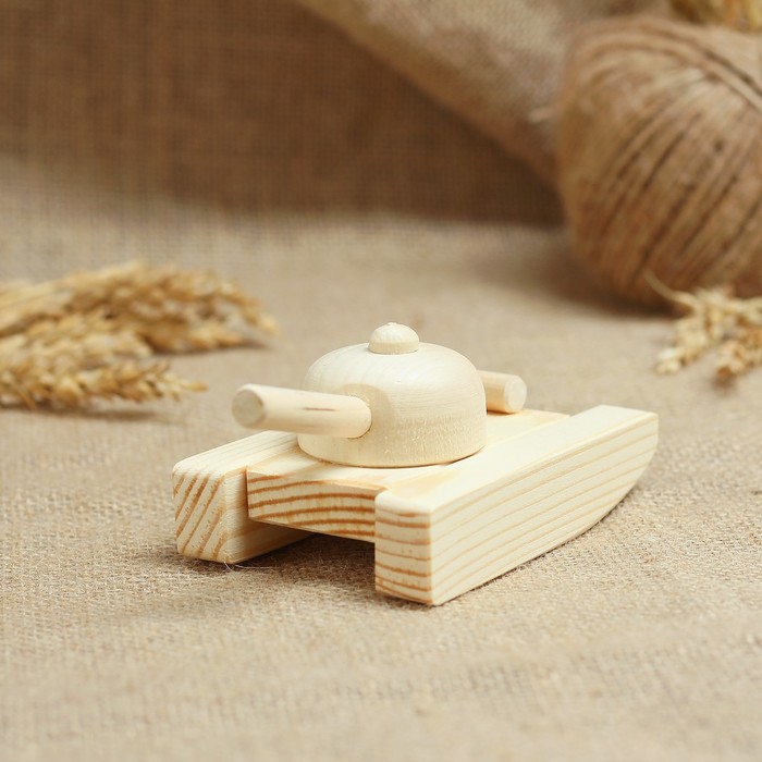 Заготовка для творчества «Танк», №1, 9,5×7×4 см