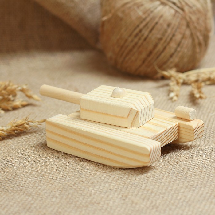 Заготовка для творчества «Танк», №2, 9,5×7×4 см