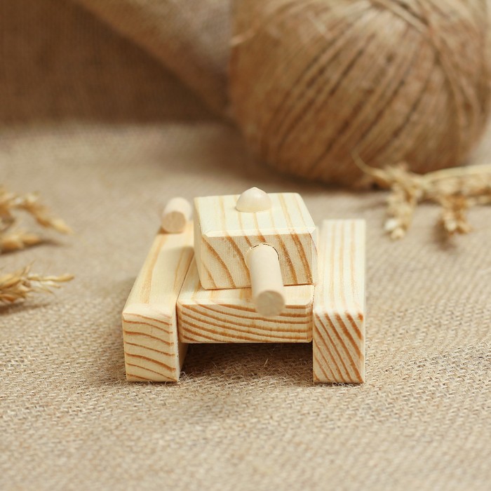 Заготовка для творчества «Танк», №2, 9,5×7×4 см