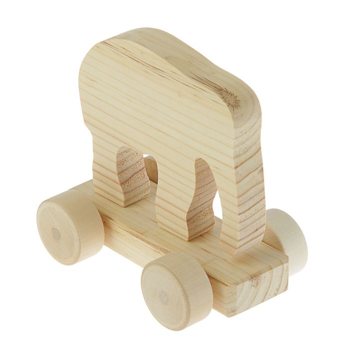 Заготовка для творчества «Слон –каталка»