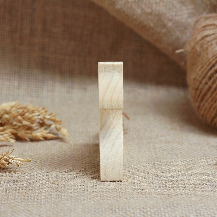 Заготовка для творчества «Лошадка», с хвостиком, малая, 8×1,7×9,5 см