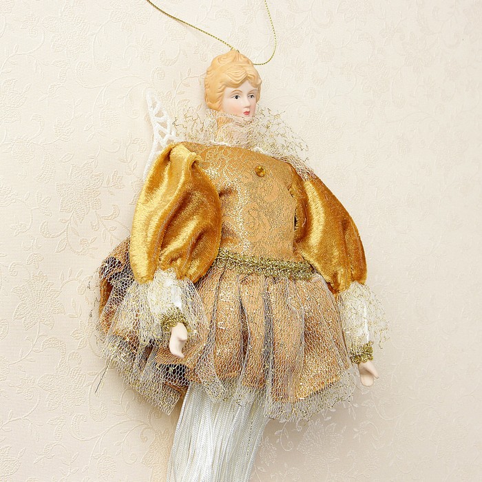 Кукла венецианская «Фея», с кисточкой, подвесная, 20×8×41 см