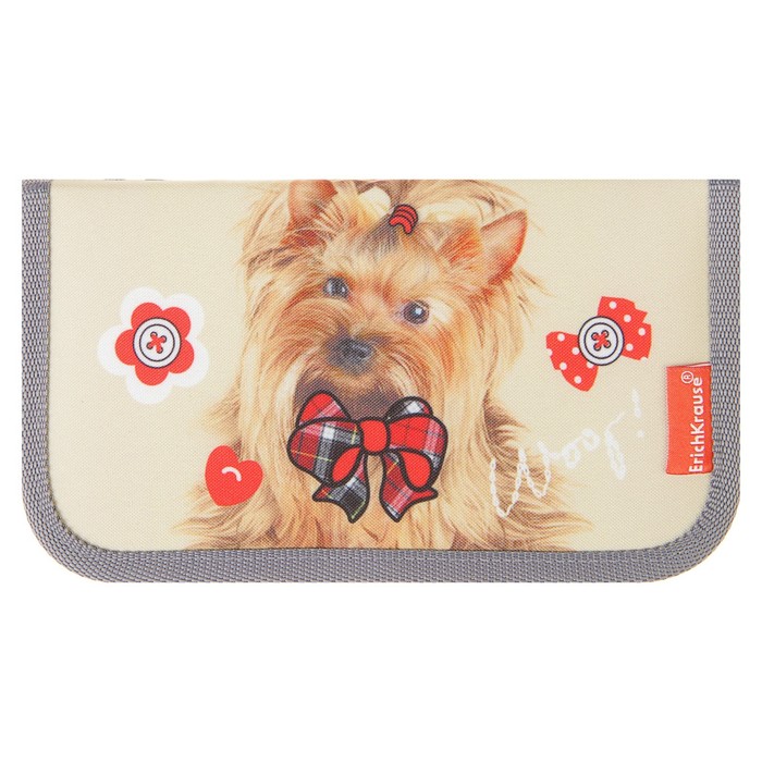 Пенал 1 секция 110*205 ткань, Erich Krause "Барбариска"