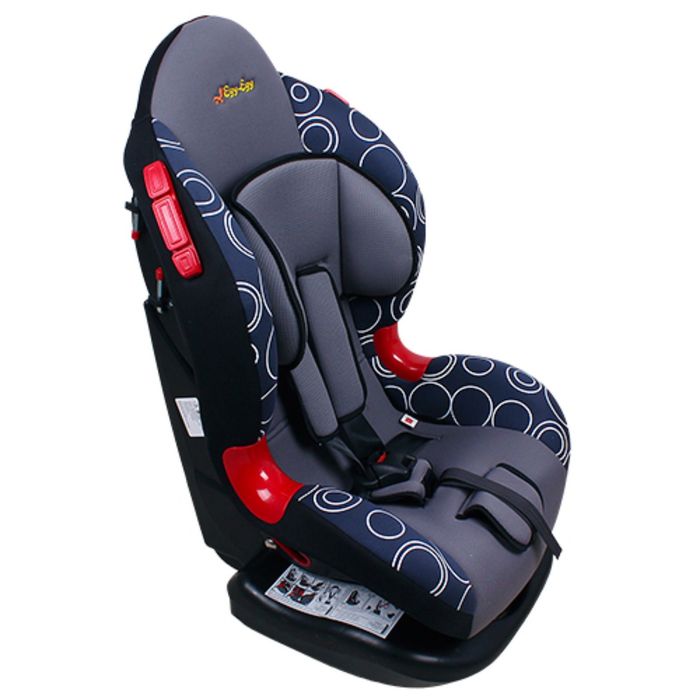 Автокресло KS-512, группа 1-2, с вкладышем, цвет чёрный с рисунком
