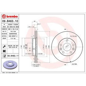 

Диск тормозной Brembo 09B46310