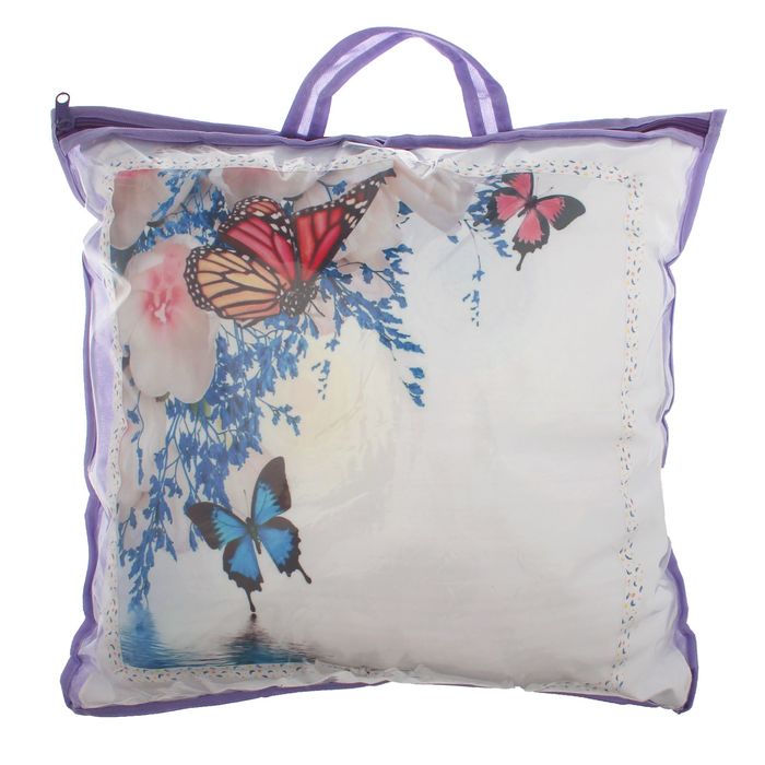 Подушка декоративная 40х40см, АНП-63, холлофил, ткань п/э, кант