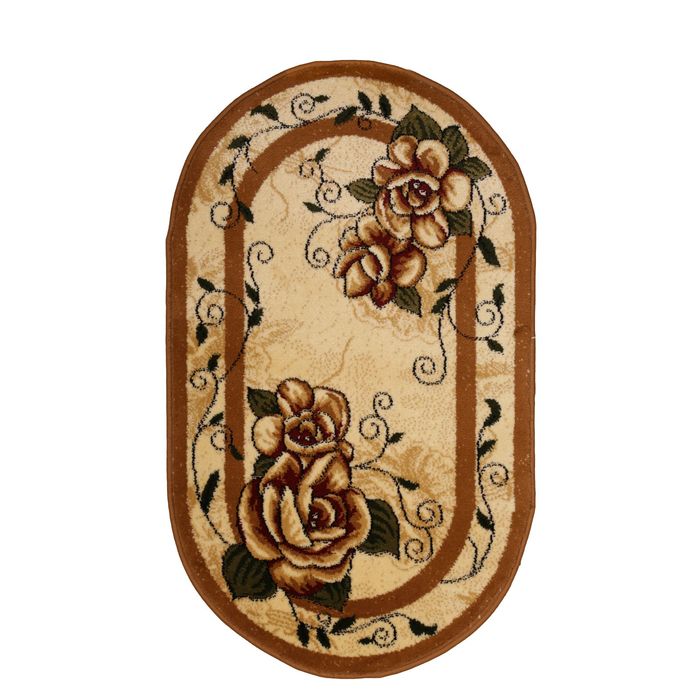 Ковёр Antiq Imperial 826 BEIGE/ BEIGE 0.8*1.5  м, овал