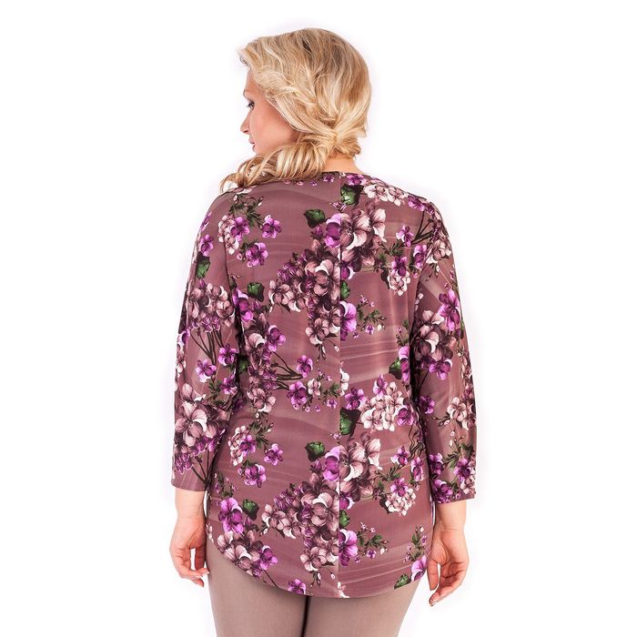 Блуза женская 17-m23-38/0198, размер 64, цвет розовый