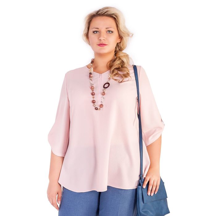 Блуза женская 17-m25-33/15, размер 54, цвет розовый