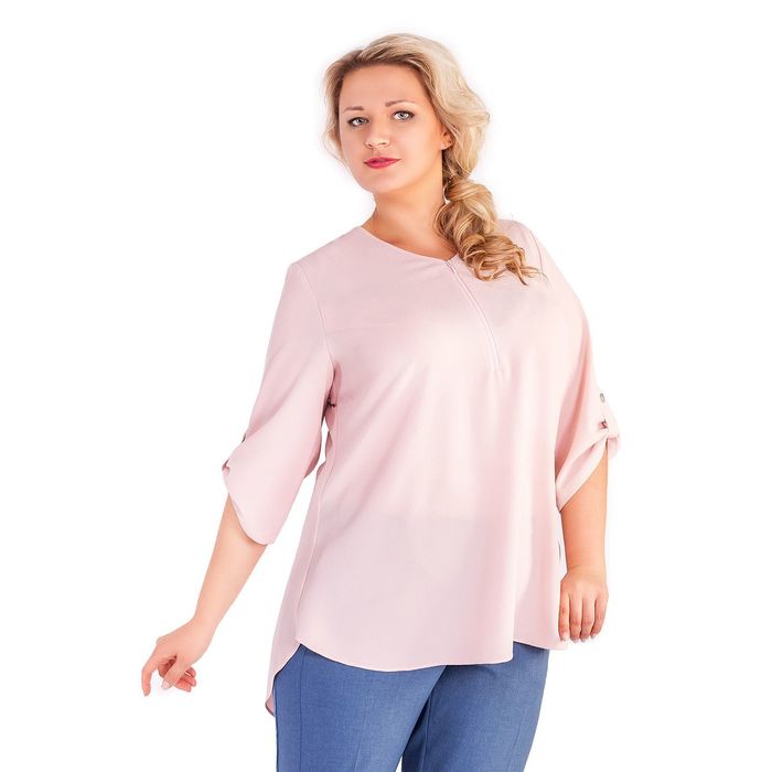 Блуза женская 17-m25-33/15, размер 52, цвет розовый