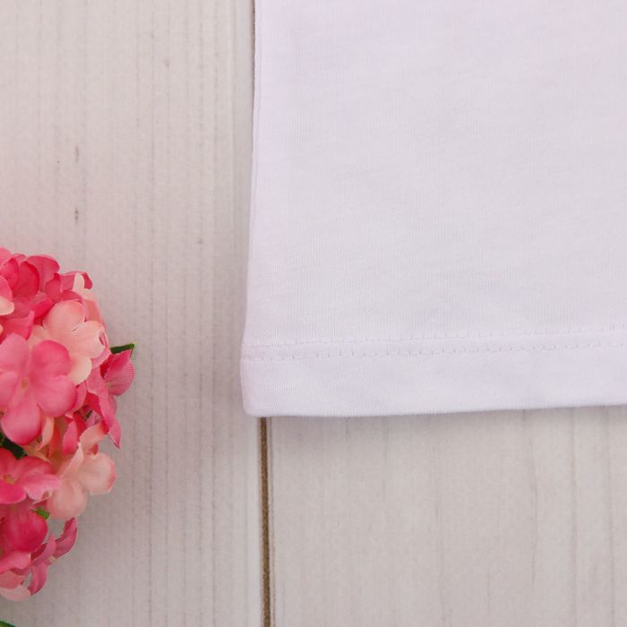 Футболка детская, рост 68 см, цвет белый