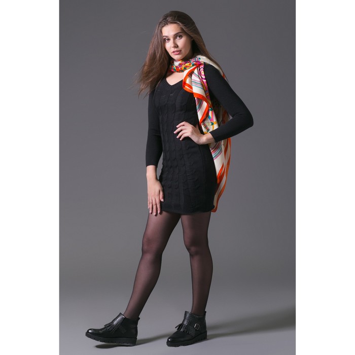 Платье женское 2064, цвет чёрный, р-р 44, рост 168-170