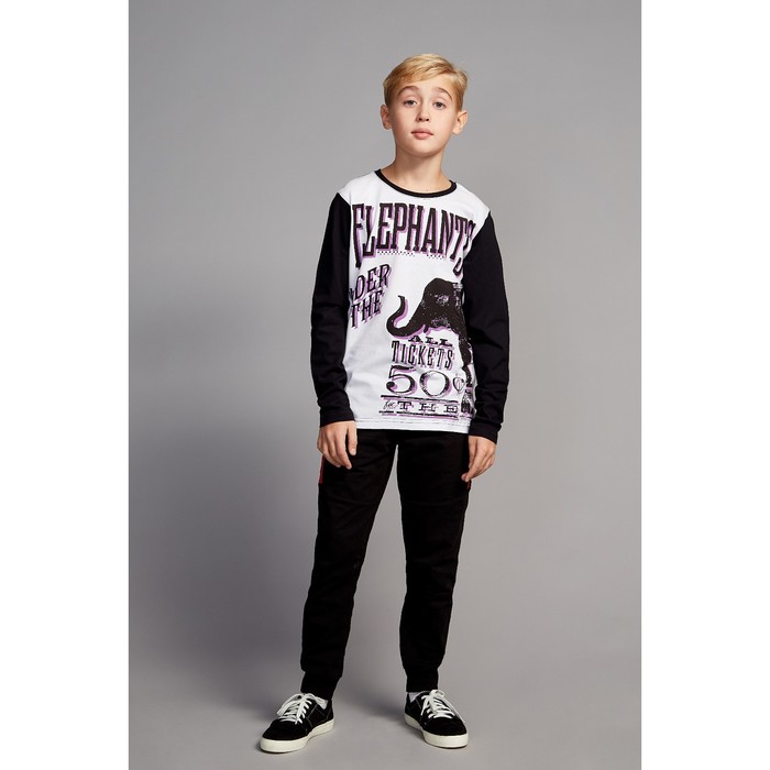 Джемпер для мальчика, рост 158 см, цвет чёрный 170222