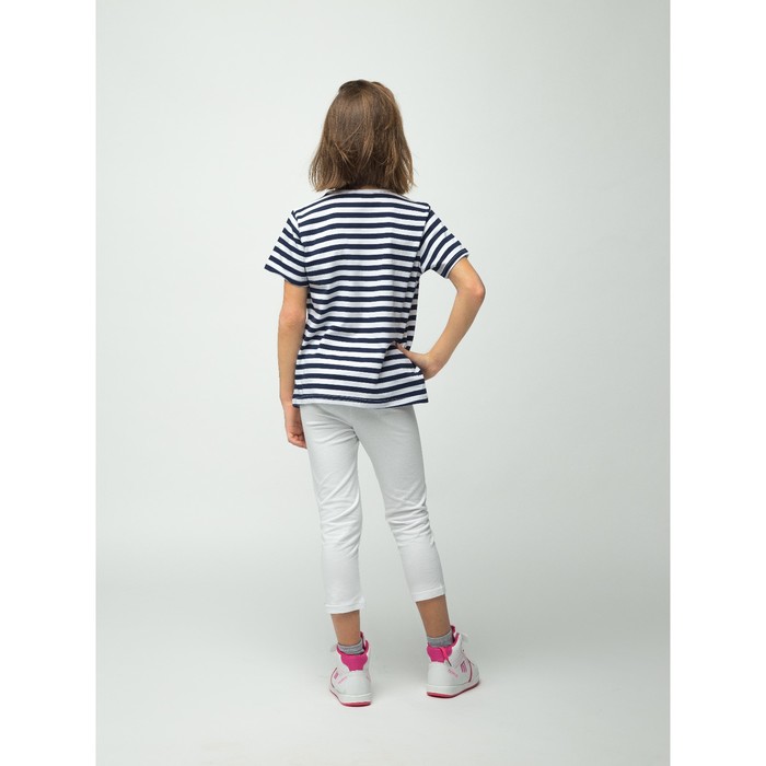 Бриджи для девочки, рост 164 см, цвет белый 170207