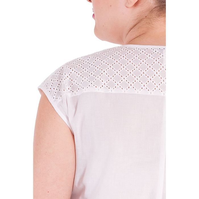 Блуза женская 17-m234-70/1, размер 54, цвет белый