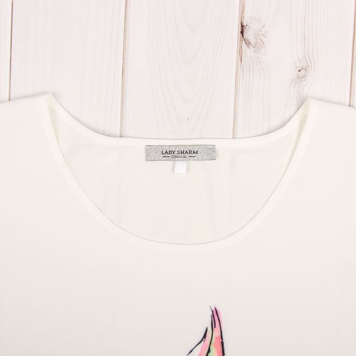 Блуза женская 17-m215-49/1, размер 58, цвет белый